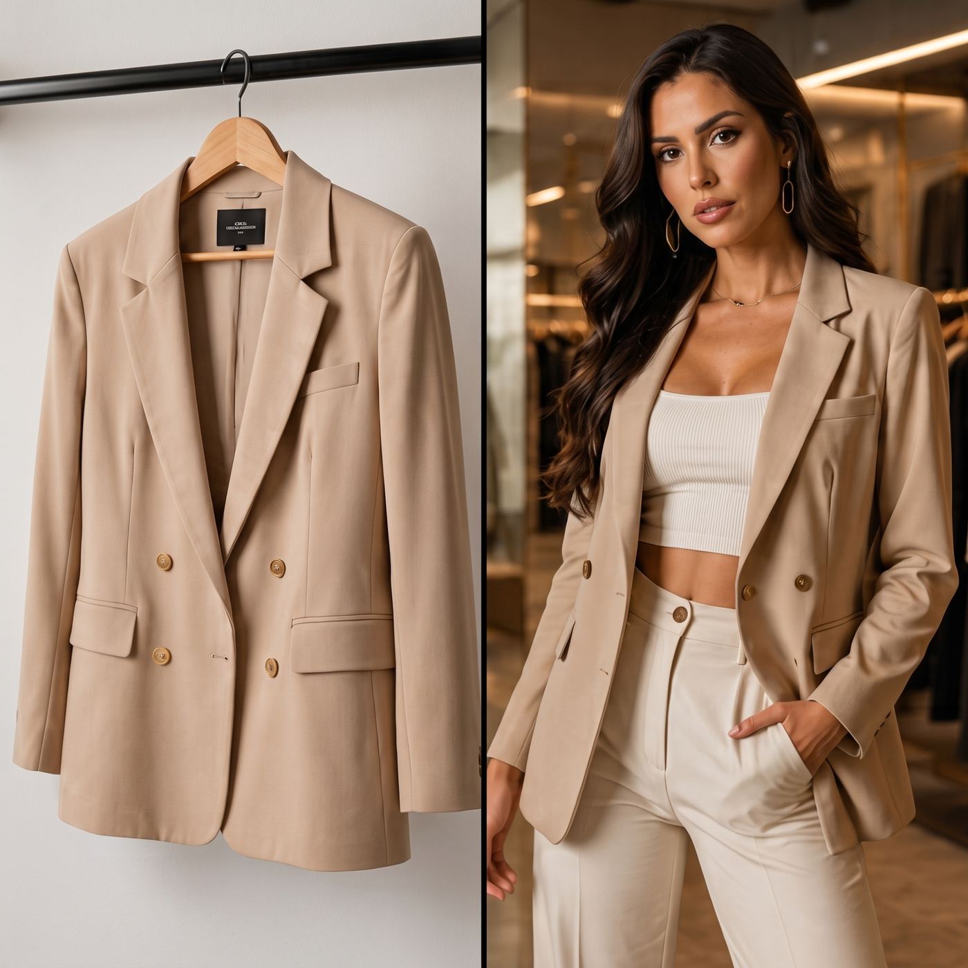 Criativo de Instagram Ads para e-commerce de moda com IA generativa